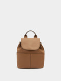 Mochila Con Textura Y Solapa