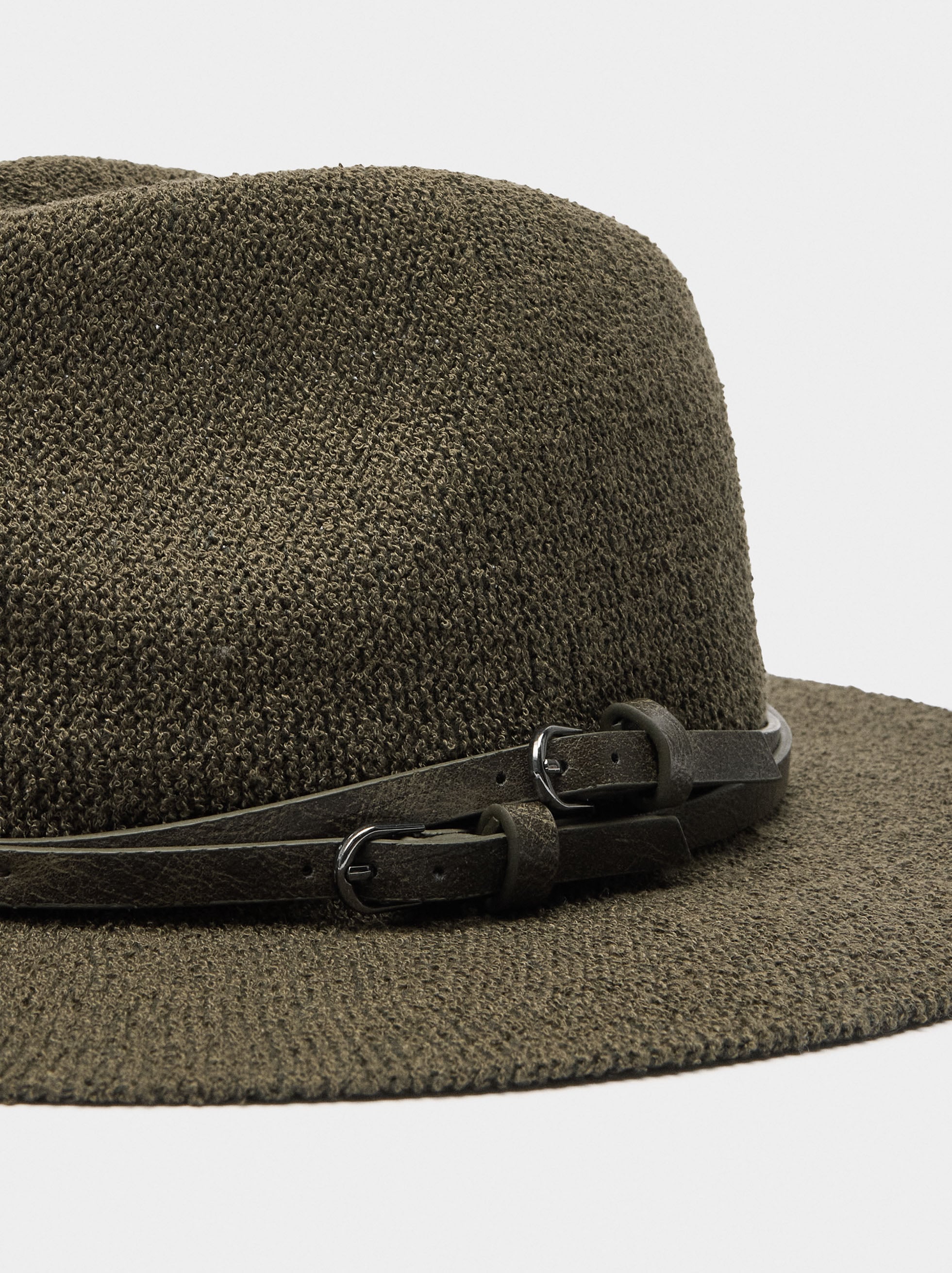 Sombrero De Punto Cinturones Con Hebillas