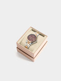 Reloj Bicolor Con Pulsera De Acero Inoxidable