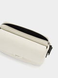 Bolso Bandolera Con Solapa Textura Suave