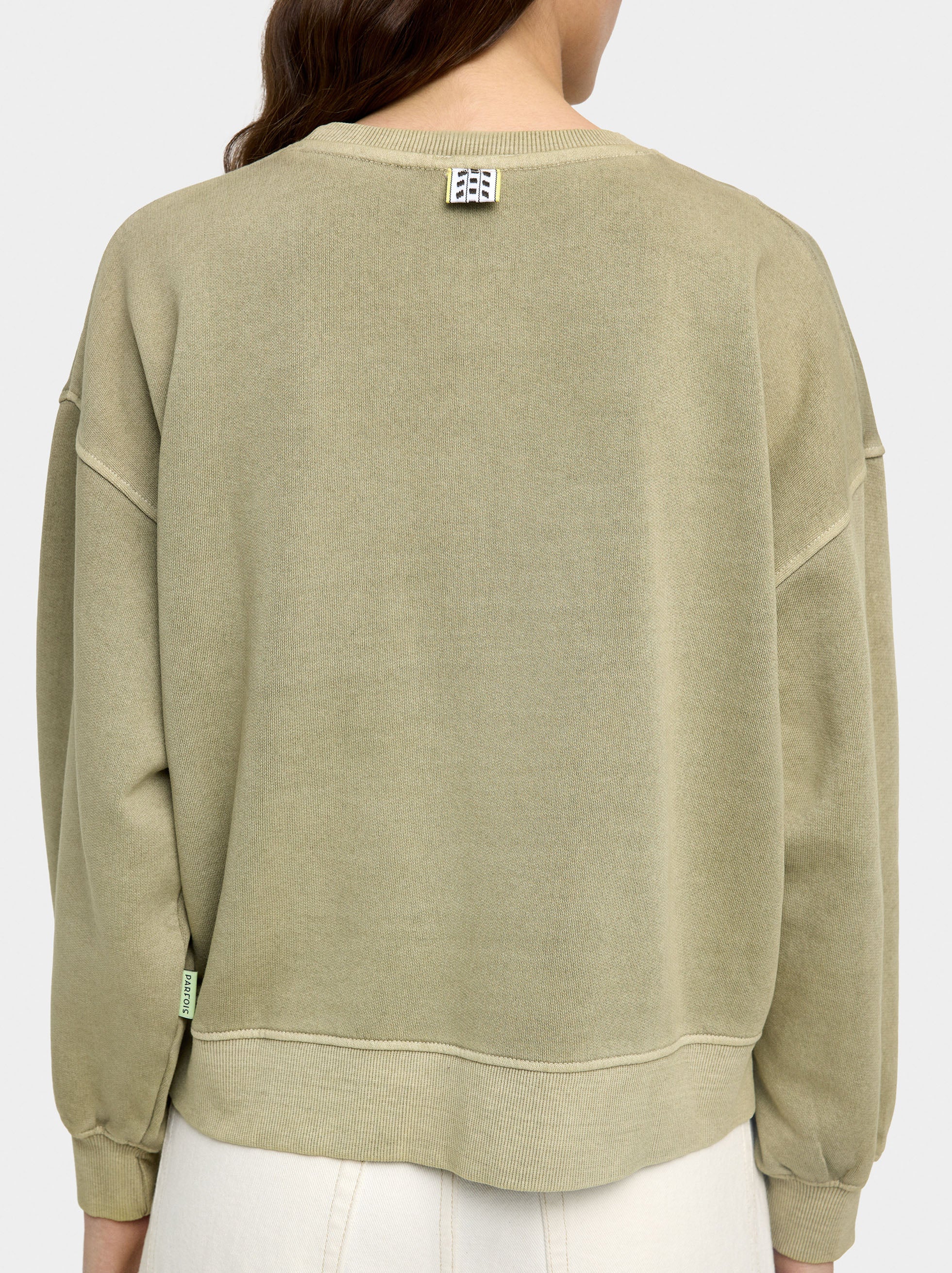 Sudadera Efecto Lavado 100% Algodón
