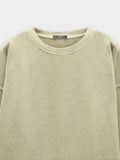 Sudadera Efecto Lavado 100% Algodón