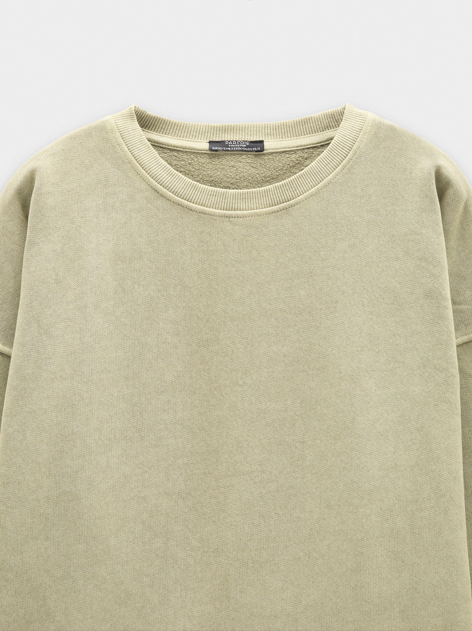 Sudadera Efecto Lavado 100% Algodón