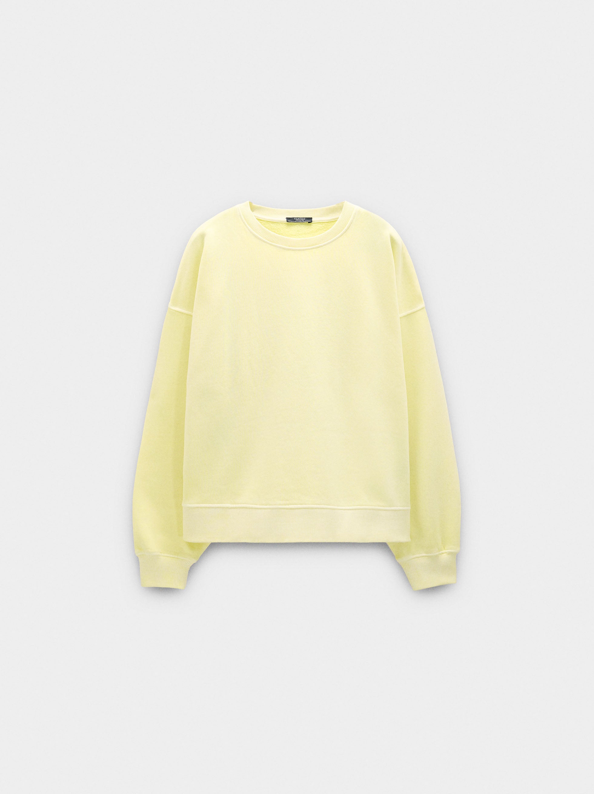 Sudadera Efecto Lavado 100% Algodón