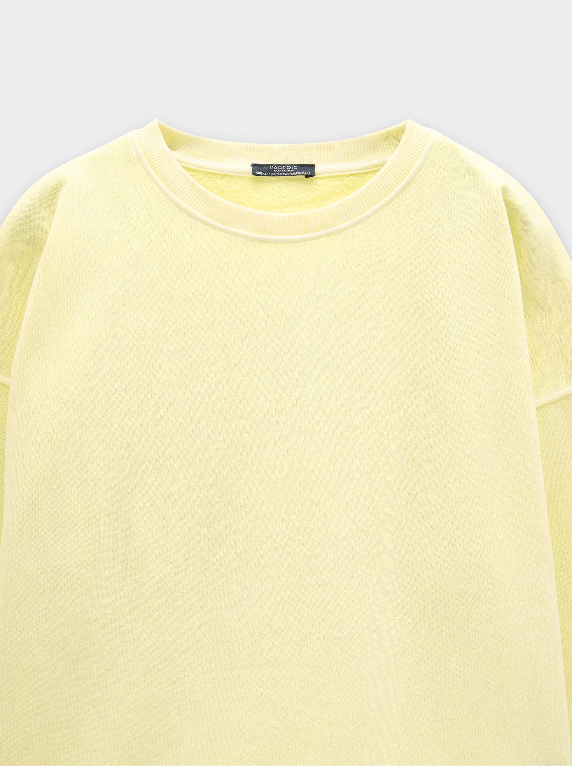 Sudadera Efecto Lavado 100% Algodón