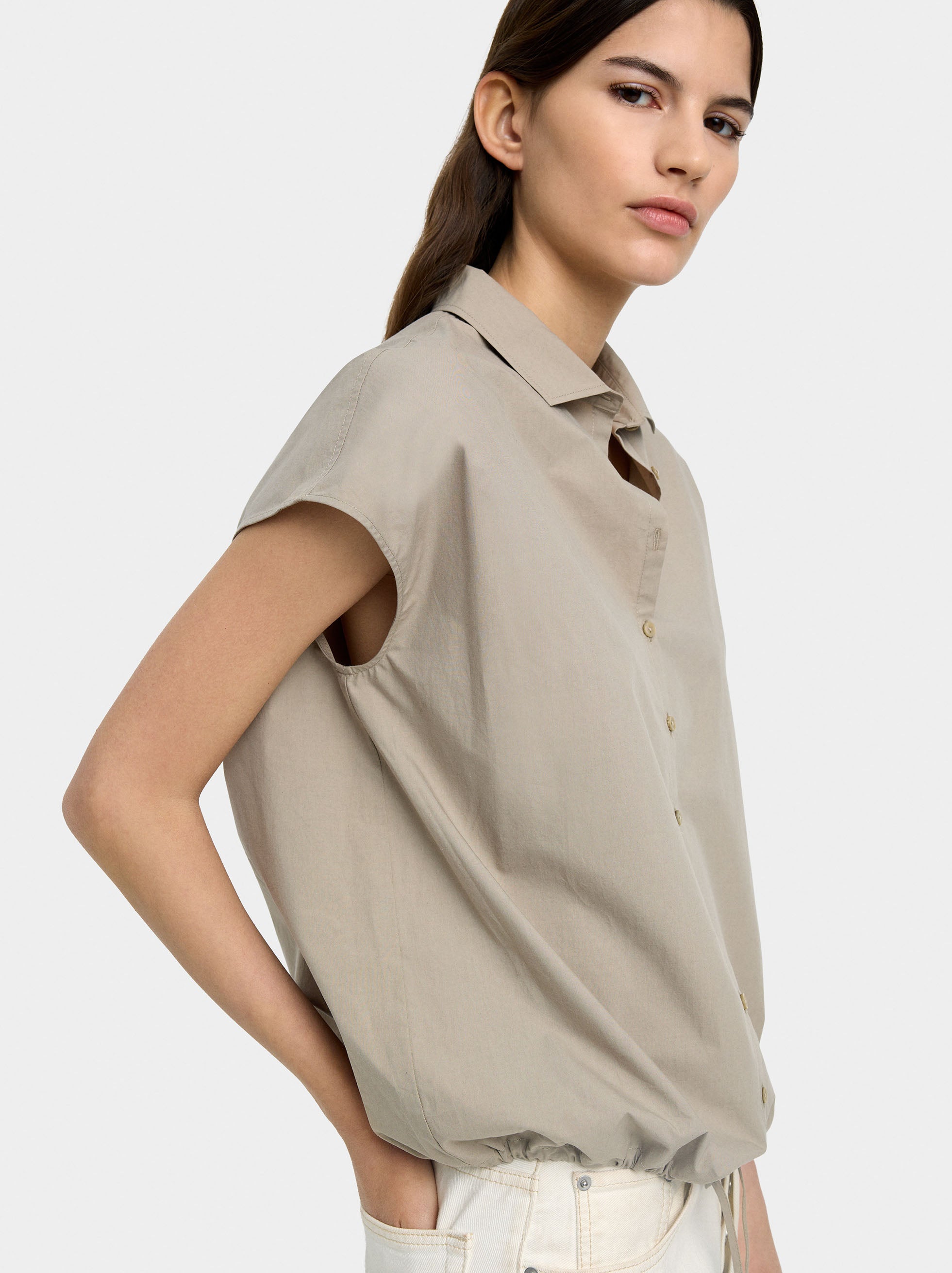Camisa De Manga Corta 100% Algodón