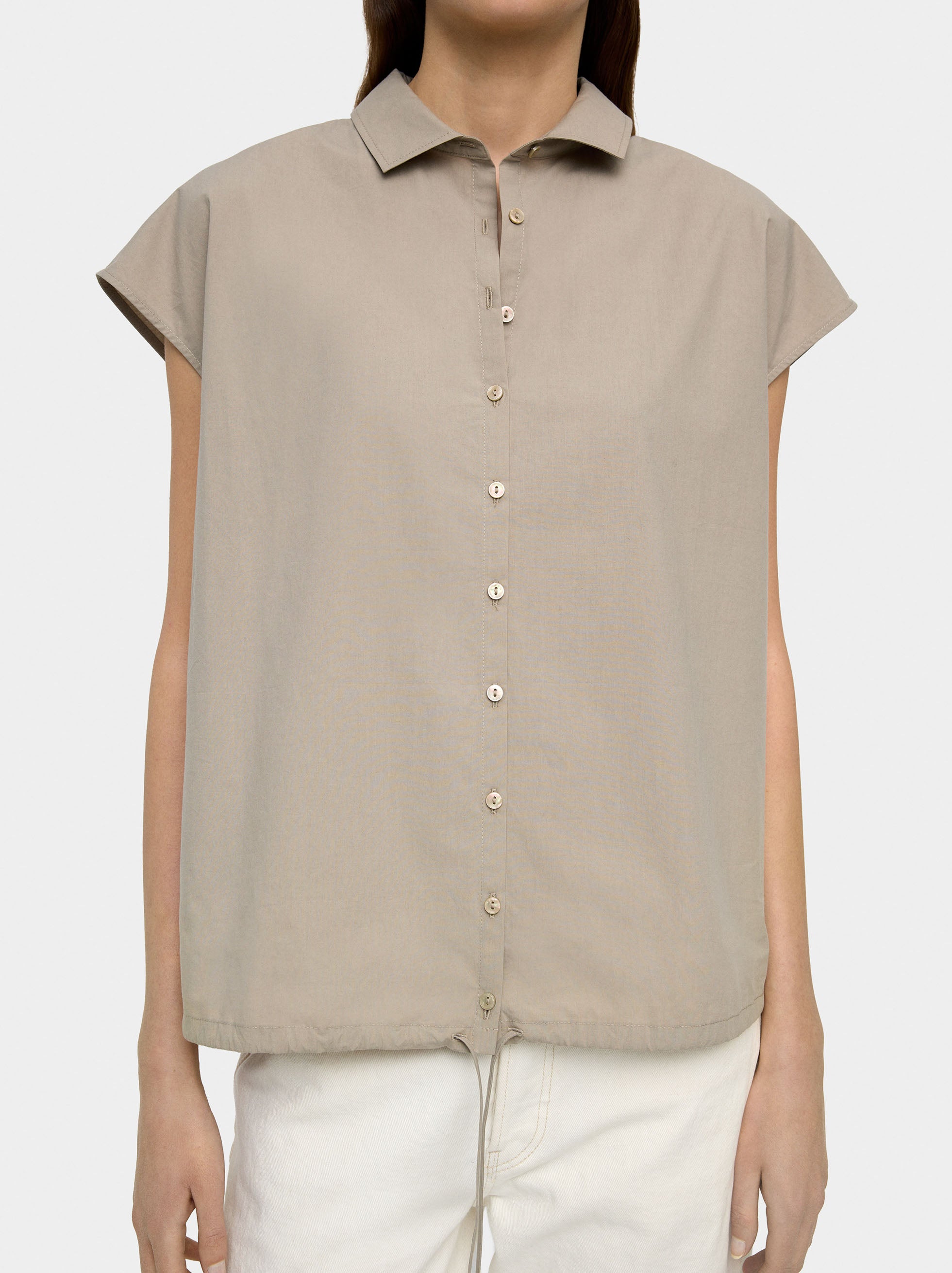 Camisa De Manga Corta 100% Algodón