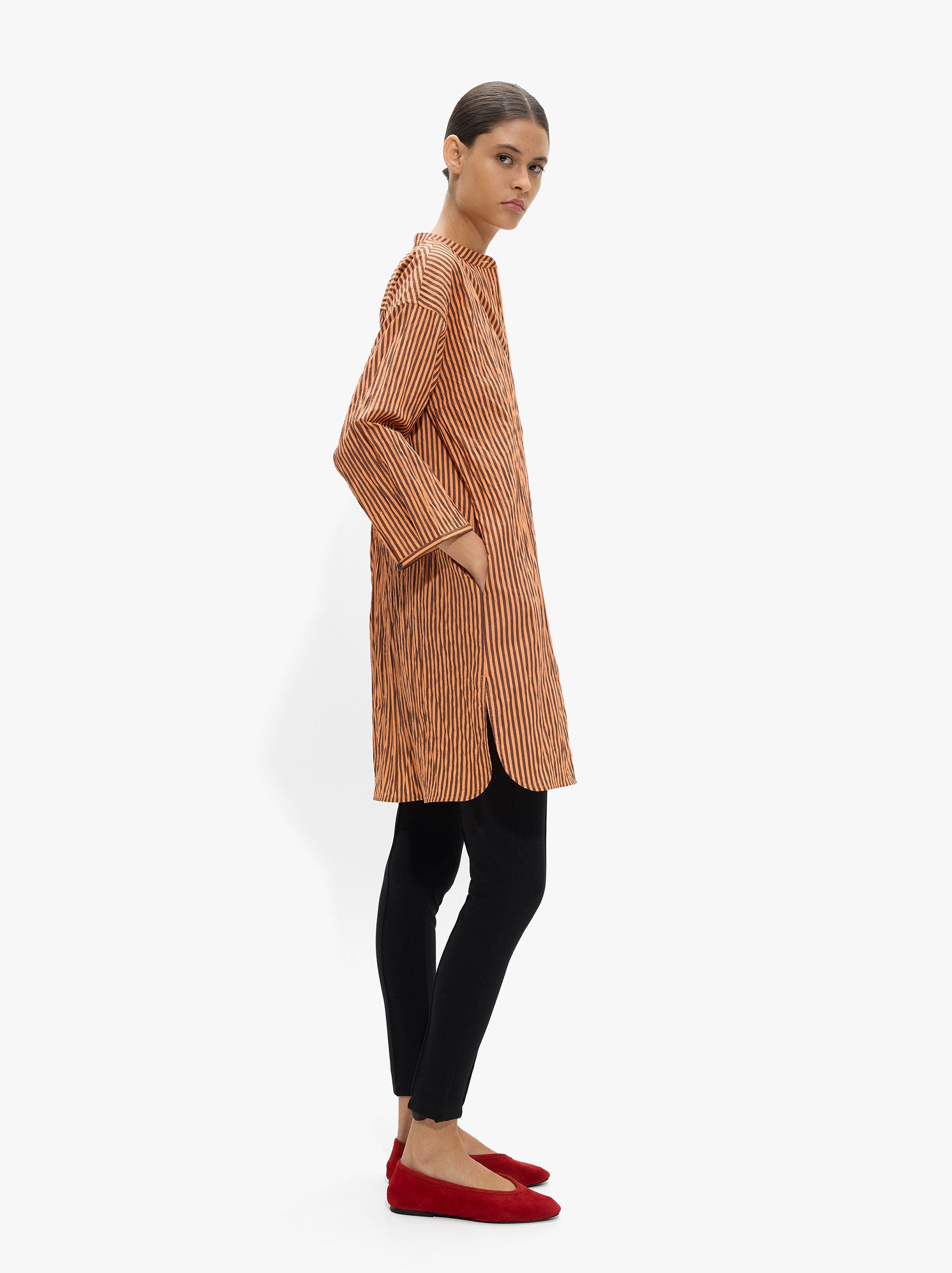 Vestido Camisero De Algodón