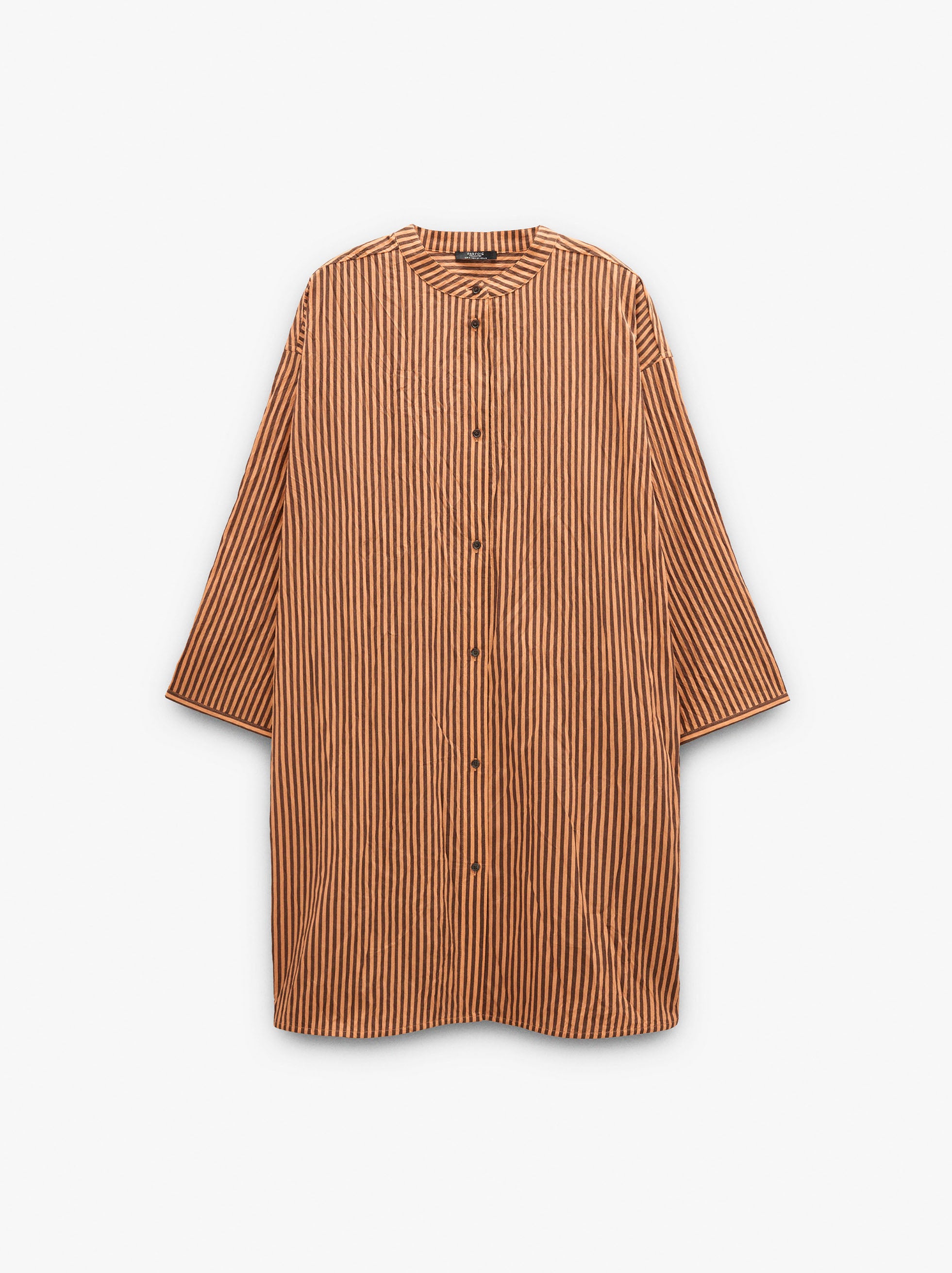 Vestido Camisero De Algodón