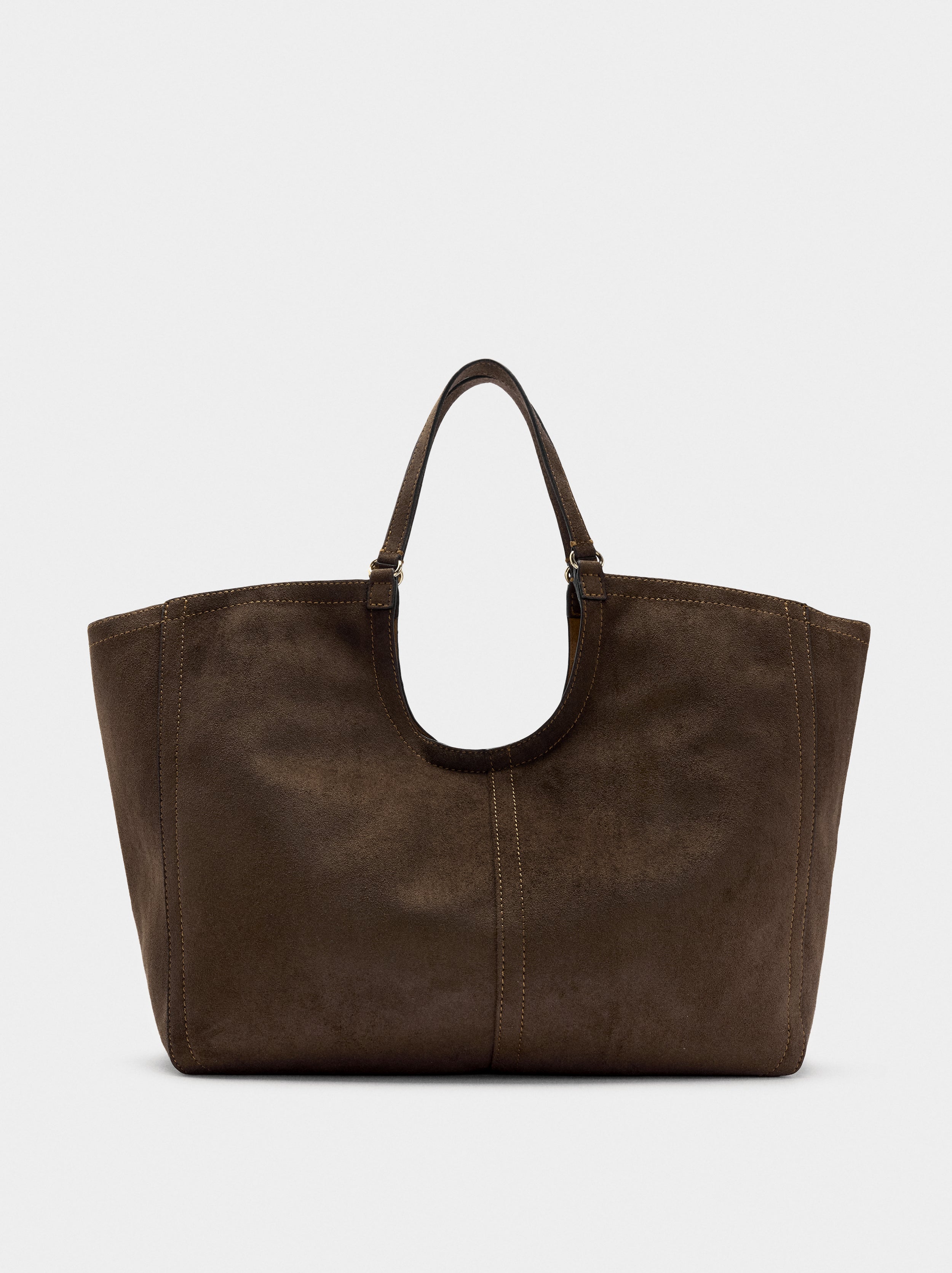 Bolso Shopper Efecto Piel Con Bolsa