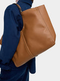Bolso Shopper Liso Con Bolsa