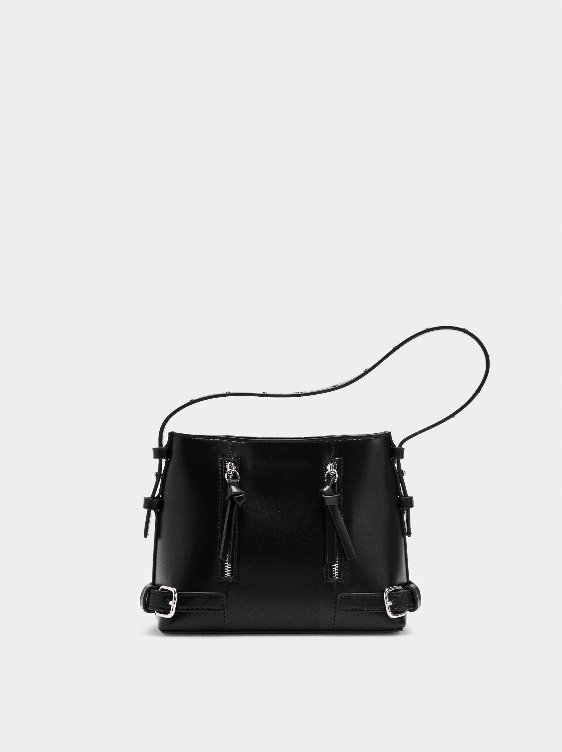 Bolso Bombonera Con Hebillas
