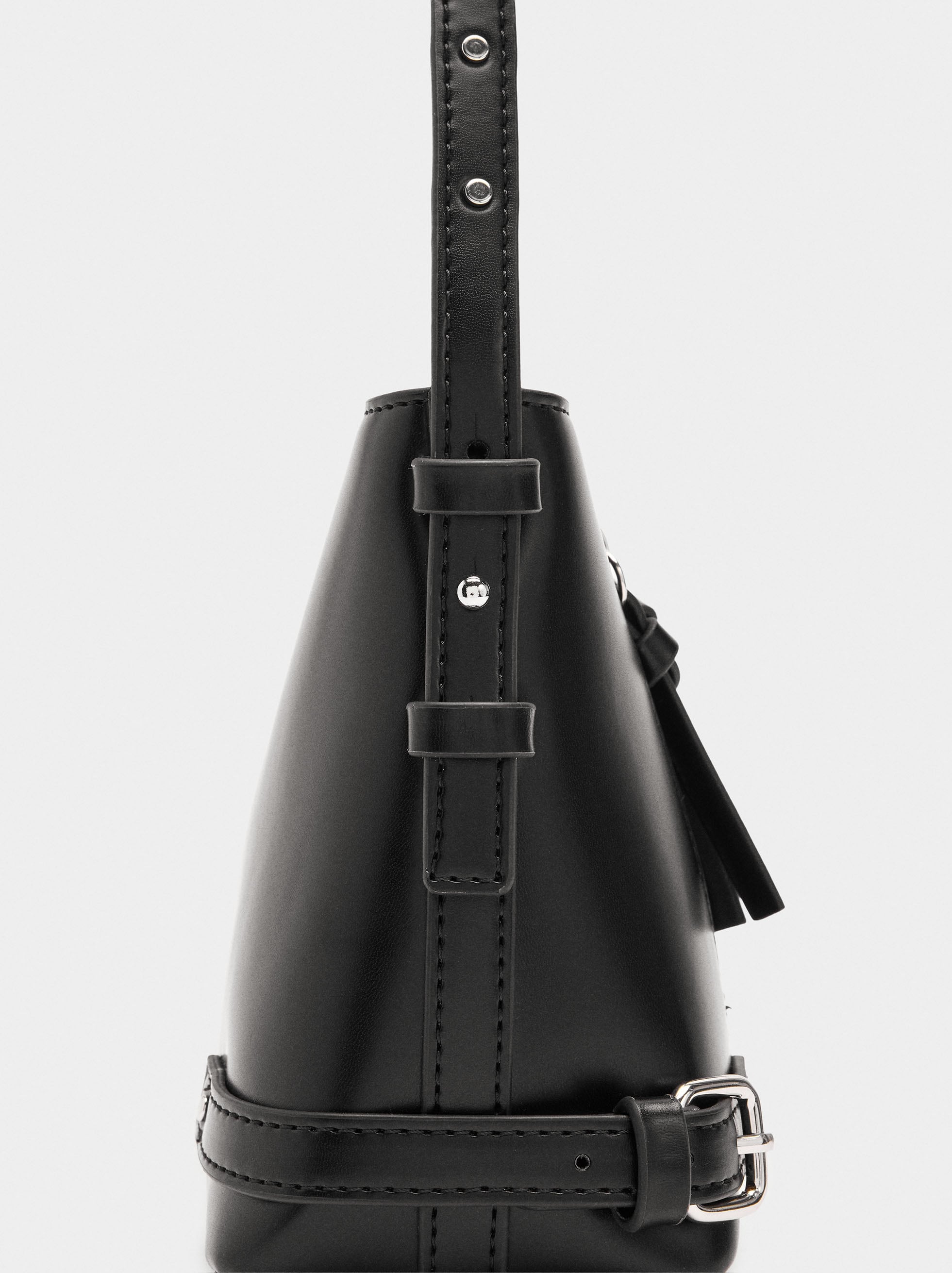 Bolso Bombonera Con Hebillas