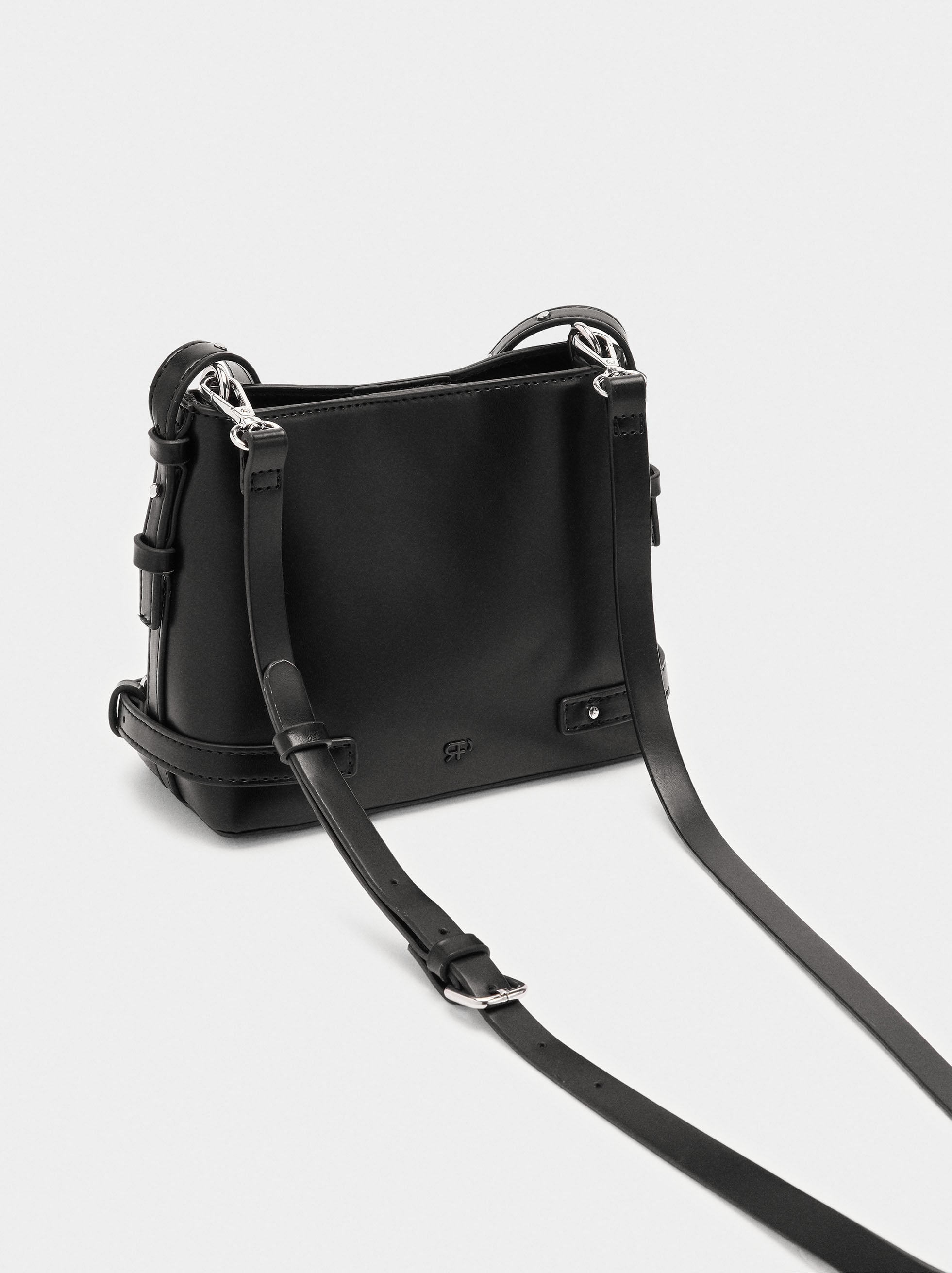 Bolso Bombonera Con Hebillas