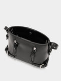 Bolso Bombonera Con Hebillas