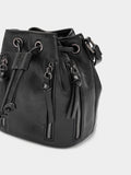 Bolso Bombonera Con Textura Y Cremalleras