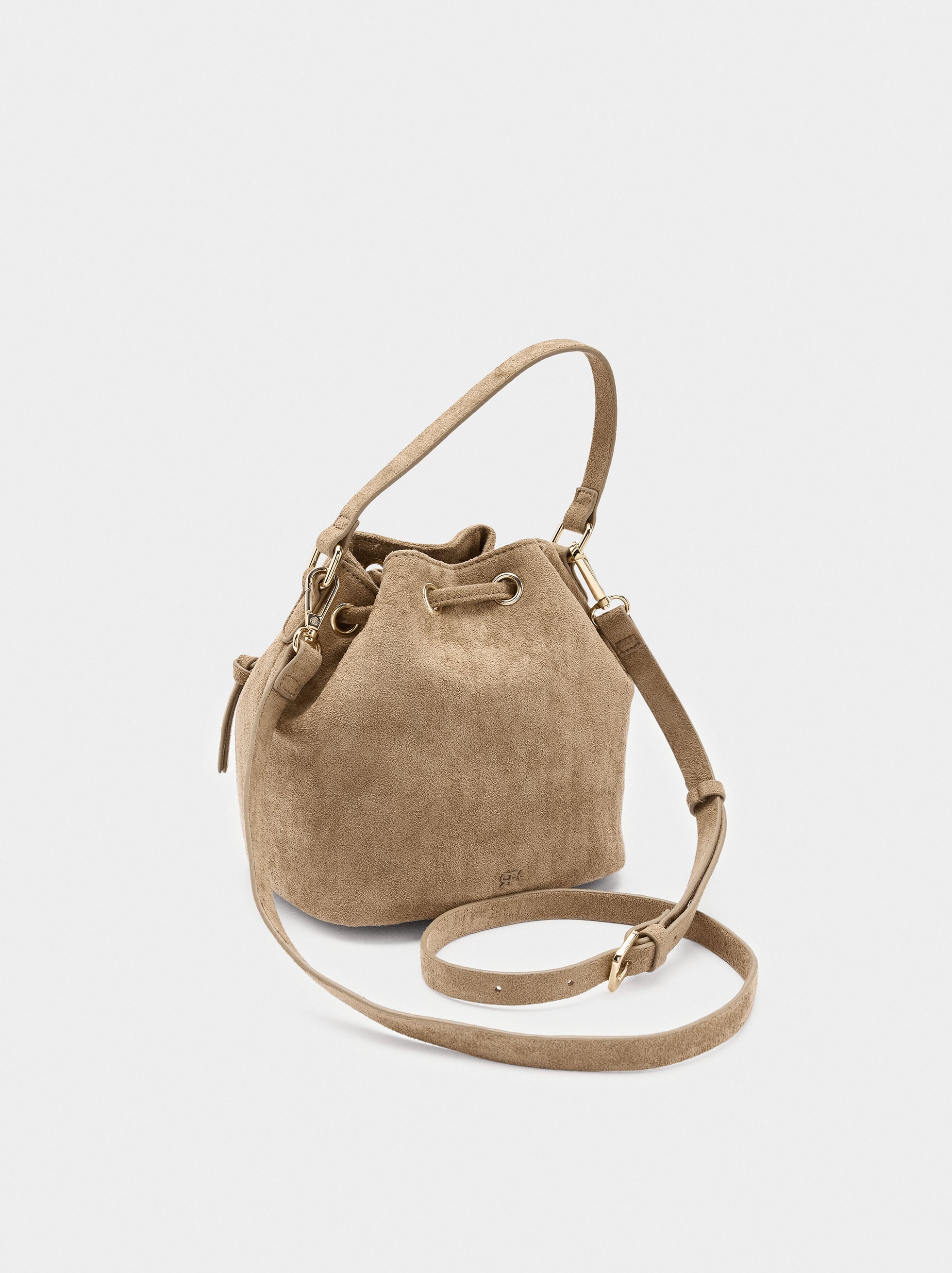 Bolso Bombonera Con Textura Y Cremalleras