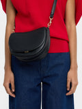 Bolso Bandolera Ovalado Con Solapa