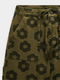 Pantalón Vaquero Estampado Floral
