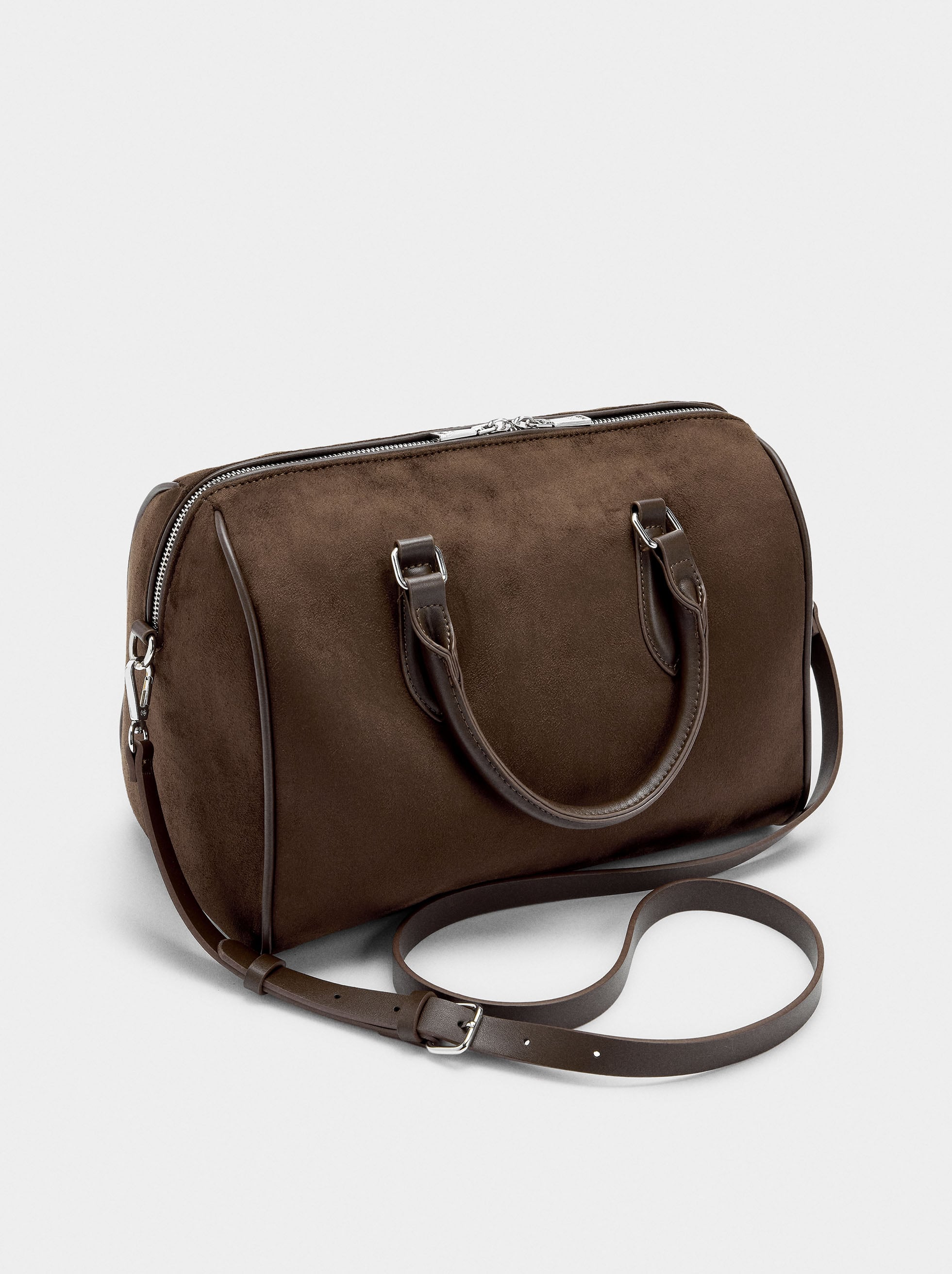 Bolso Tote Con Efecto Piel M