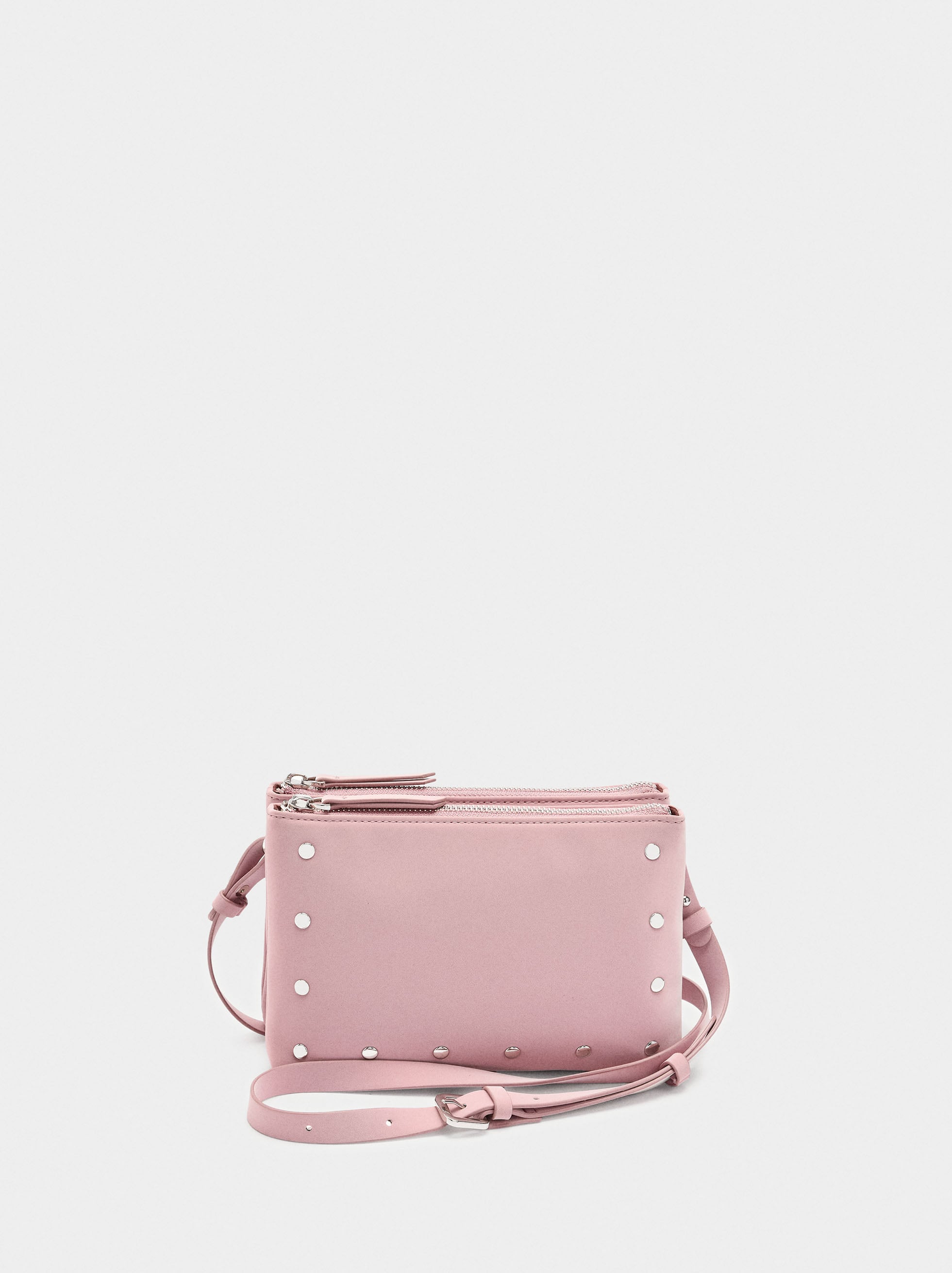 Bolso Bandolera Con Textura Suave