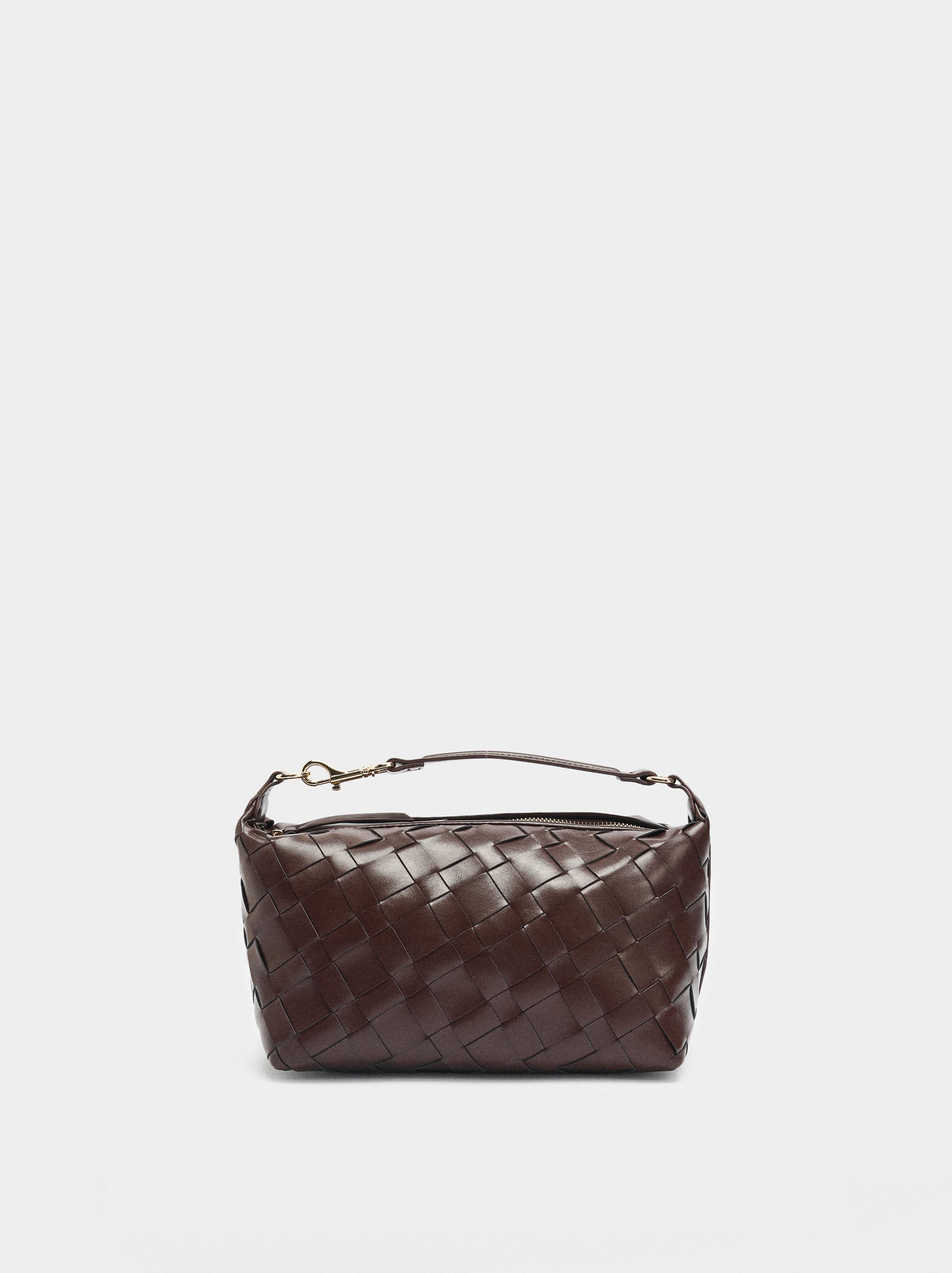 Bolso De Mano Trenzado