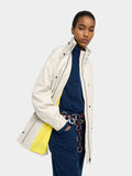 Chaqueta De Algodón Con Capucha