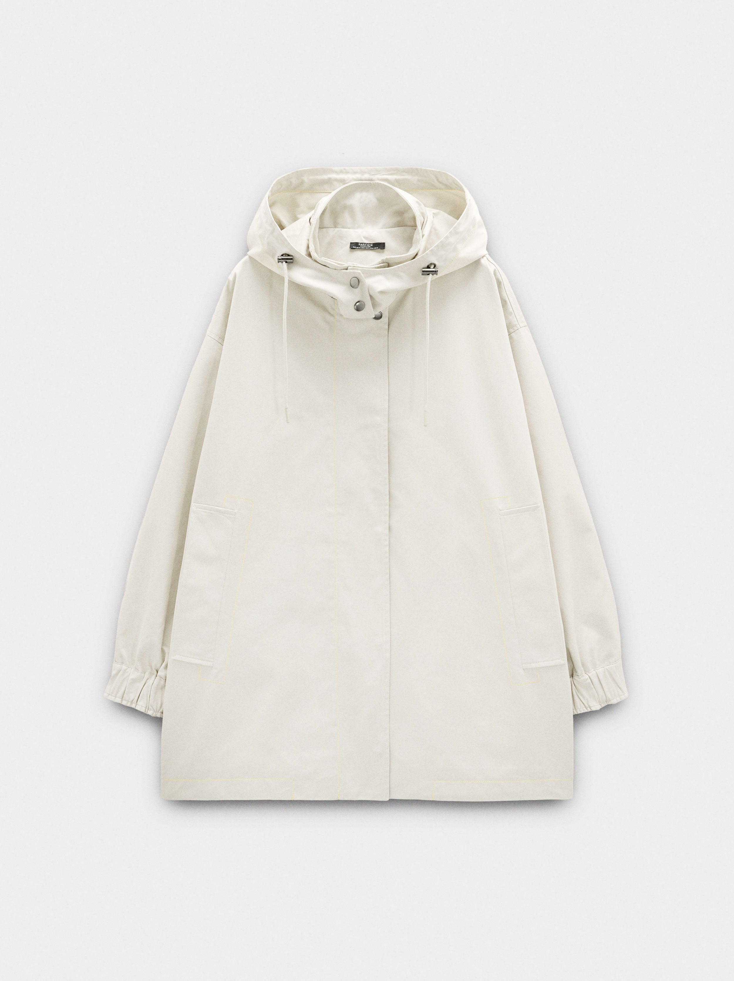 Chaqueta De Algodón Con Capucha