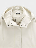 Chaqueta De Algodón Con Capucha