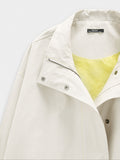 Chaqueta De Algodón Con Capucha