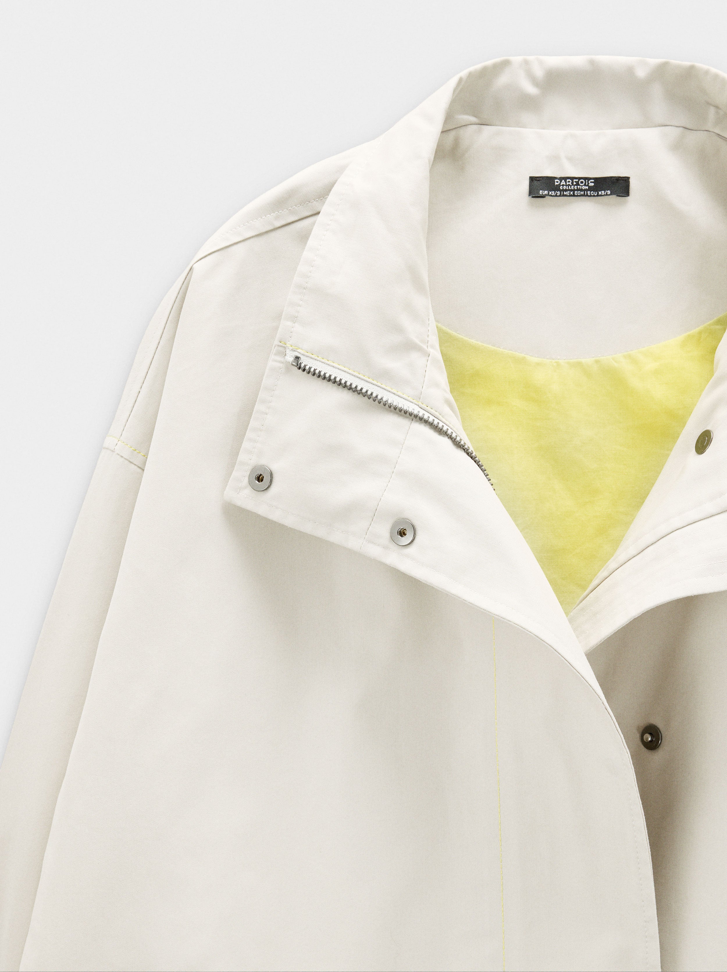 Chaqueta De Algodón Con Capucha