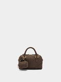 Bolso Tote Efecto Piel Con Colgante