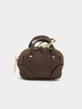Bolso Tote Efecto Piel Con Colgante