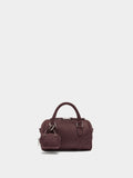 Bolso Tote Efecto Piel Con Colgante
