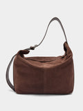 Bolso De Hombro De Piel Serraje L