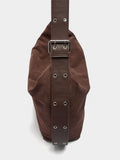 Bolso De Hombro De Piel Serraje L
