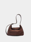 Bolso De Hombro De Piel Serraje M