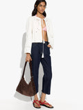 Bolso De Hombro De Piel Serraje M