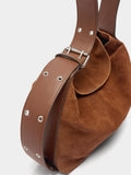 Bolso De Hombro De Piel Serraje M