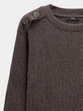 Jersey Con Textura Detalle De Botones