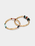 Set De Pulseras Elásticas Con Cuentas