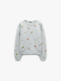 Sudadera Con Bordados 100% Algodón