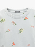 Sudadera Con Bordados 100% Algodón