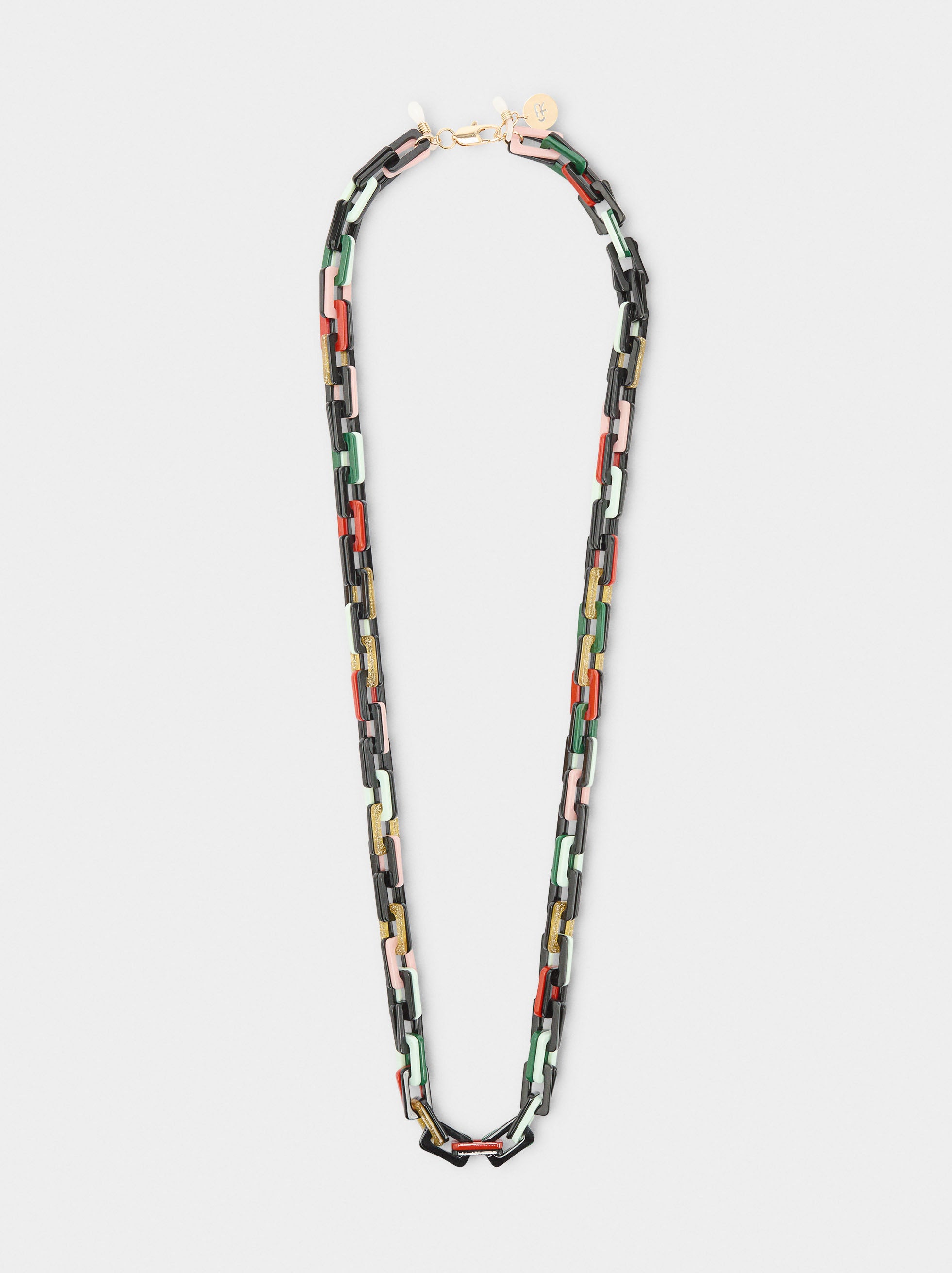 Collar Multifuncional Con Eslabones De Resina
