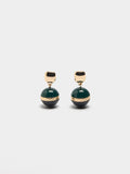 Pendientes Con Cuentas De Resina