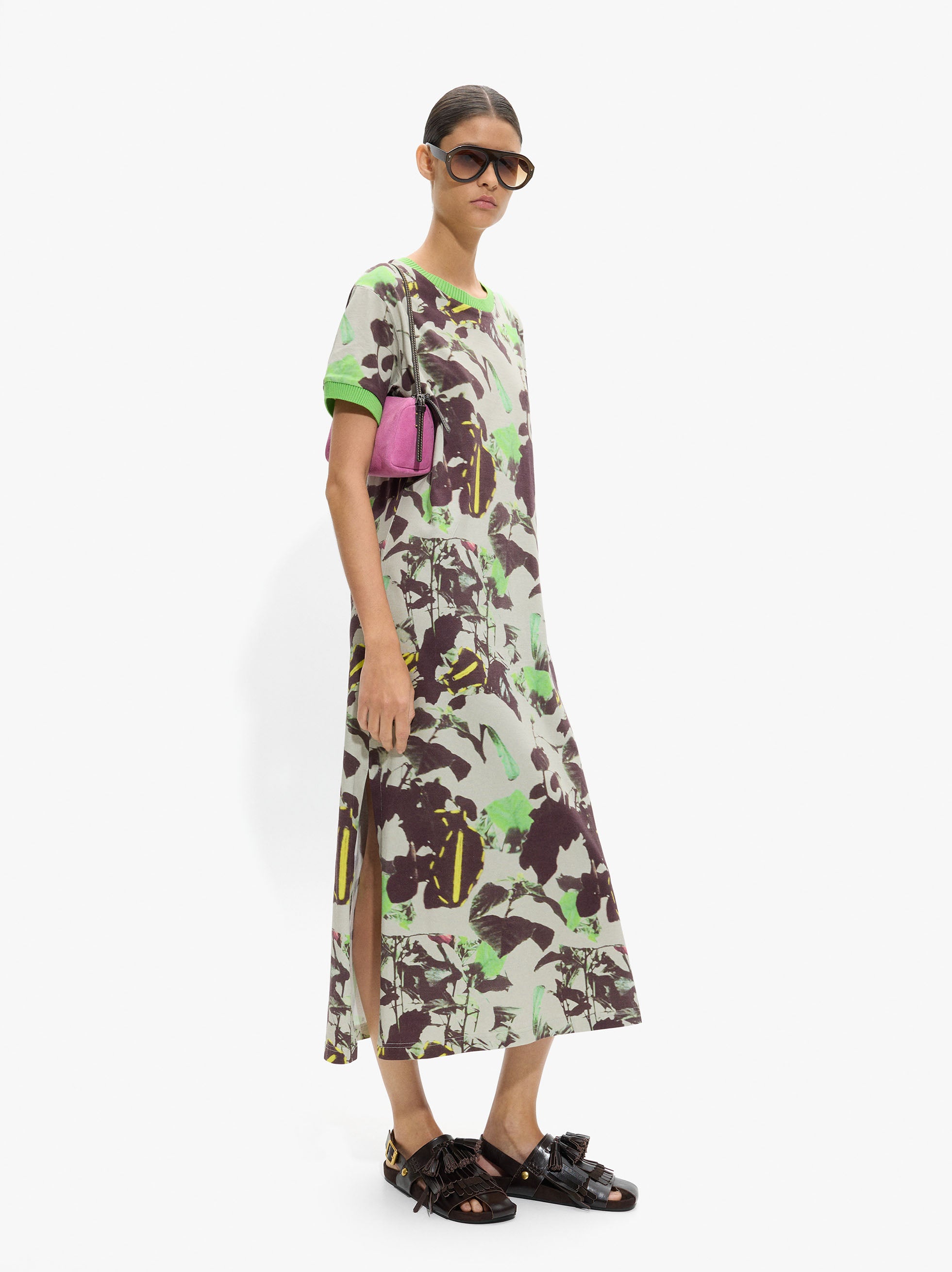 Vestido Estampado 100% Algodón