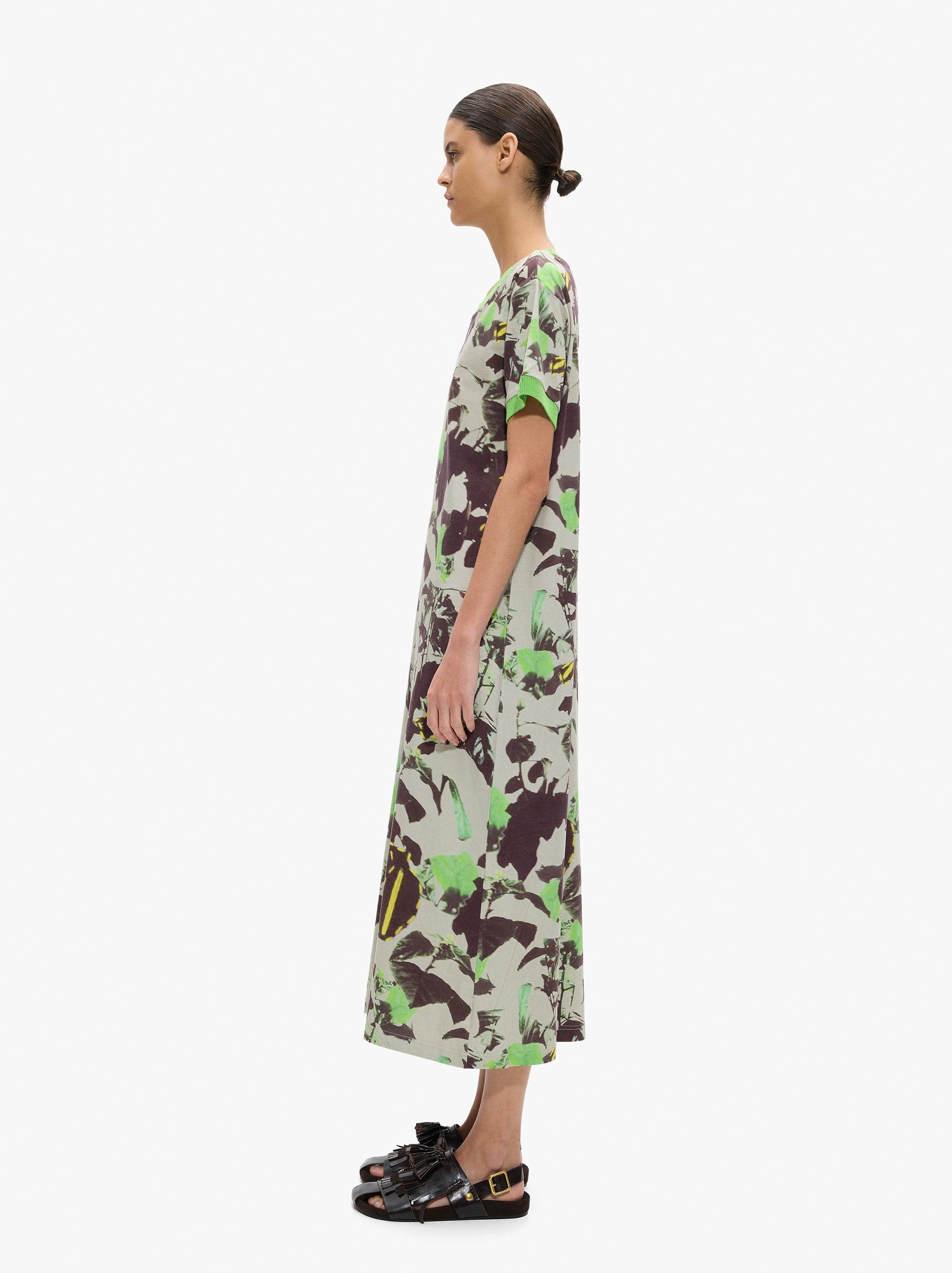 Vestido Estampado 100% Algodón