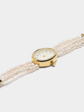 Reloj Con Multipulsera De Perlas
