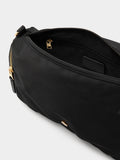 Bolso Bandolera De Nylon Con Solapa