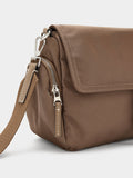 Bolso Bandolera De Nylon Con Solapa